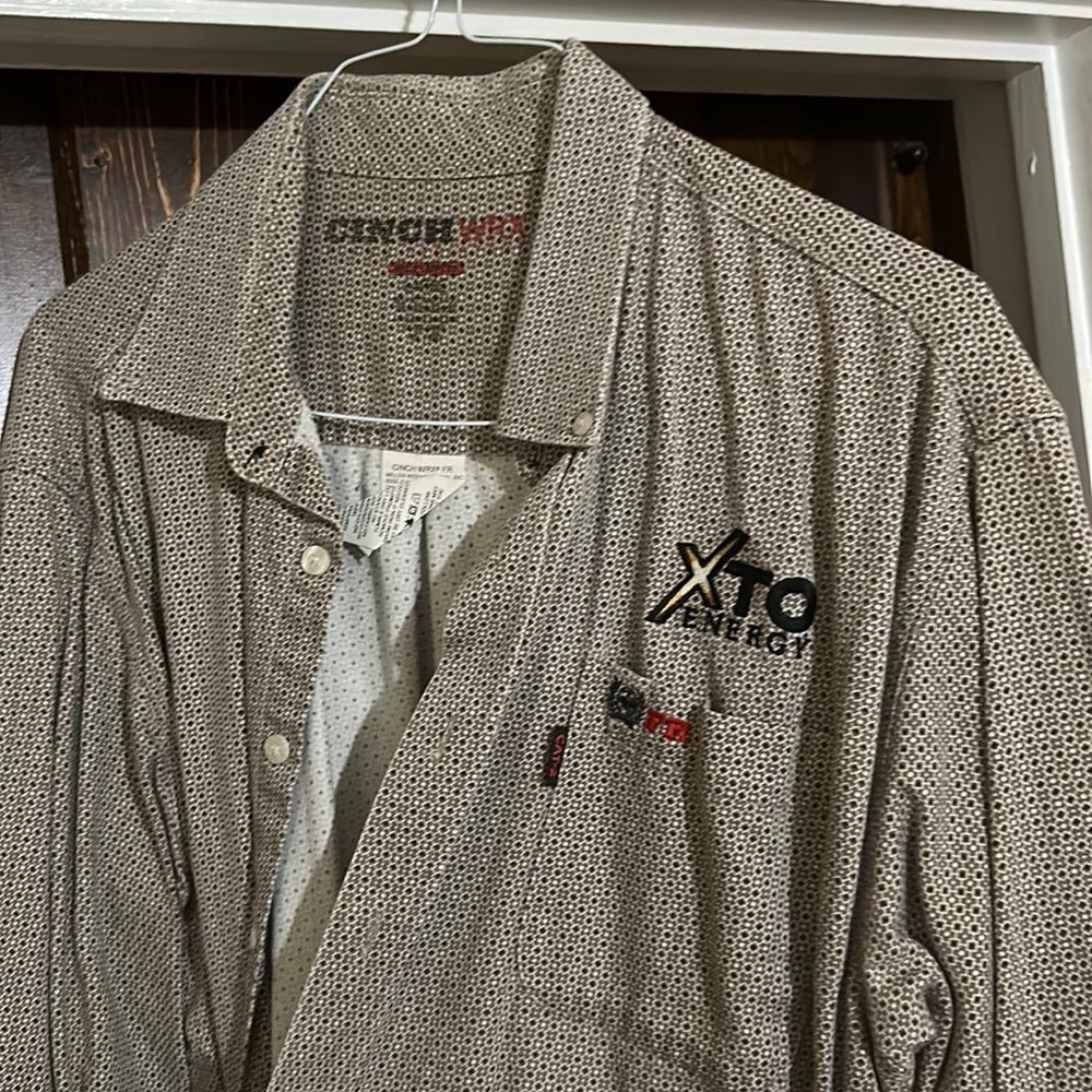 Cinch FR Long sleeve button down